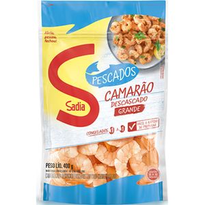 Camarão Grande Descascado Congelado Sadia